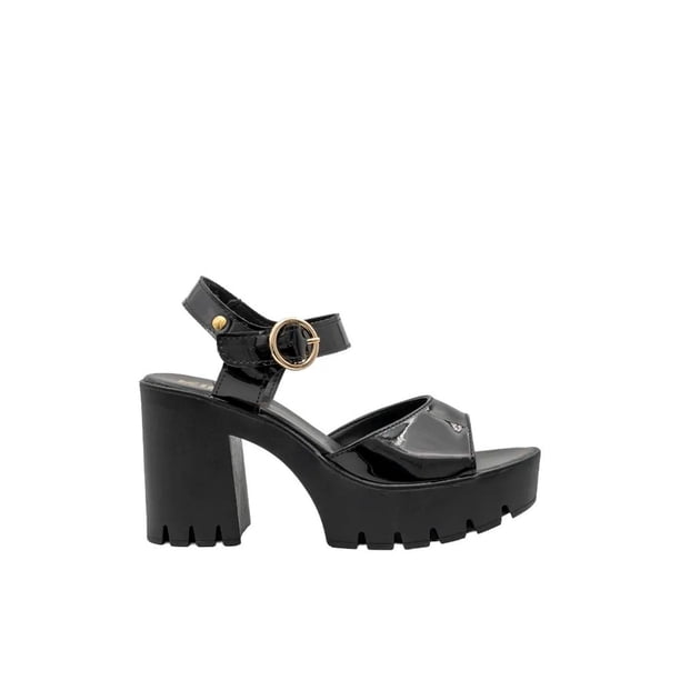 Zapatilla Mujer Kipon Plataforma Tacon negro 23
