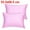 Lilac, variant on Unique Bargains 2 Pack Silky Satin Pillow Cover Cases Purple 21" x 31"