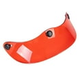 thumbnail image 5 of Zxpjkyu Helmet Visor Cover, Easy-Install Replacement, 3-Snap Sun Visor Shield, Universal Transparent Red, 5 of 9