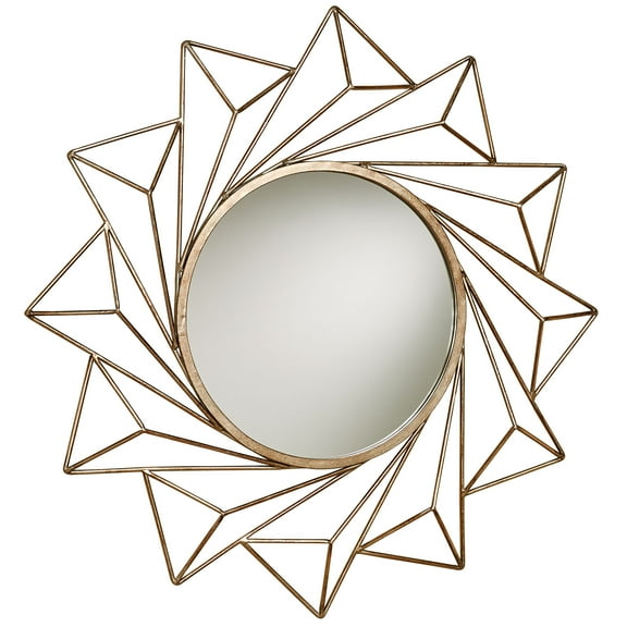 Convergence Wall Mirror Rose Gold
