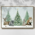 thumbnail image 2 of Christmas in the Forest Collection A - Framed Gallery Wrapped Holiday Canvas - 17 x 25 - Natural Wood Frame, 2 of 8