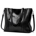 thumbnail image 1 of Sexy Dance Tote Bags for Women Vintage Leather Purses and Handbags Ladies Work office Daily Shoulder Crossbody Bag,Black, 1 of 3