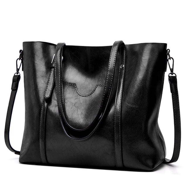 Sexy Dance Tote Bags for Women Vintage Leather Purses and Handbags Ladies Work office Daily Shoulder Crossbody Bag,Black