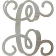 thumbnail image 1 of Wooden Monogram Letter 22'' Letter C, Unfinished Craft Paintable, 1 of 1