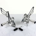 thumbnail image 2 of CNC Billet Adjustable Rearsets Foot Pegs for SUZUKI B-KING GSX1300 NON-ABS 2008-2012, Silver, 2 of 4