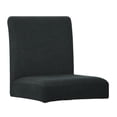 thumbnail image 1 of Funda Elástica para Sillas de Comedor, para Sillas con Respaldo Bajo, Lavables Y Extraíbles para Sillas para Ceremonias, Fiestas, Comedo Negro Sunnimix funda elástica, 1 of 7