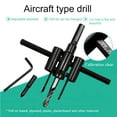 thumbnail image 4 of Aircraft Type Hole Opener Adjustable Woodworking Hole Opener Gypsum Board Tube Anti-slip Alloy Reamer Bit with High Stability for Carpentry, 4 of 9