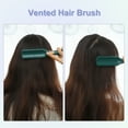 thumbnail image 5 of Pcs Hair Brush Detangling Brush for Women and Men Hair Brush for Straight Curly Dark Green Plastic, 5 of 6