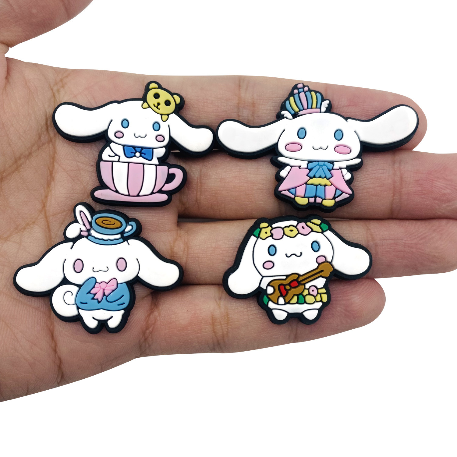 10pcs Cute Sanrio Cinnamoroll Shoe Charms For Croc Accessories – Unisex Kids