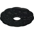 thumbnail image 3 of Ekena Millwork 17 7/8"OD x 3 7/8"ID x 1"P Terrones Butterfly Ceiling Medallion (Fits Canopies up to 3 7/8"), Hand-Painted Steel Gray, 3 of 6