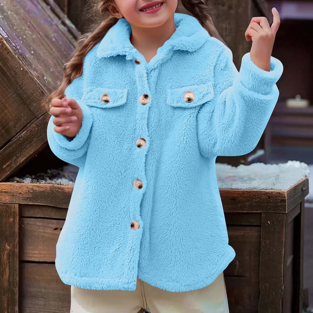 Cowsor Womens Fuzzy Fleece Jacket Button Down Sherpa Coats Casual Winter Warm Outwear with Pockets