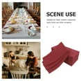 thumbnail image 3 of FOLOYORI Boxed Disposable Dark Red Dinner Napkins Soft Tear Resistant Banquet Paper Napkins, 3 of 6