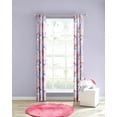 thumbnail image 4 of Your Zone Print Room Darkening Curtain Panel Pair, Set of 2, Purple Unicorn, 30" W x 84"L, 4 of 10