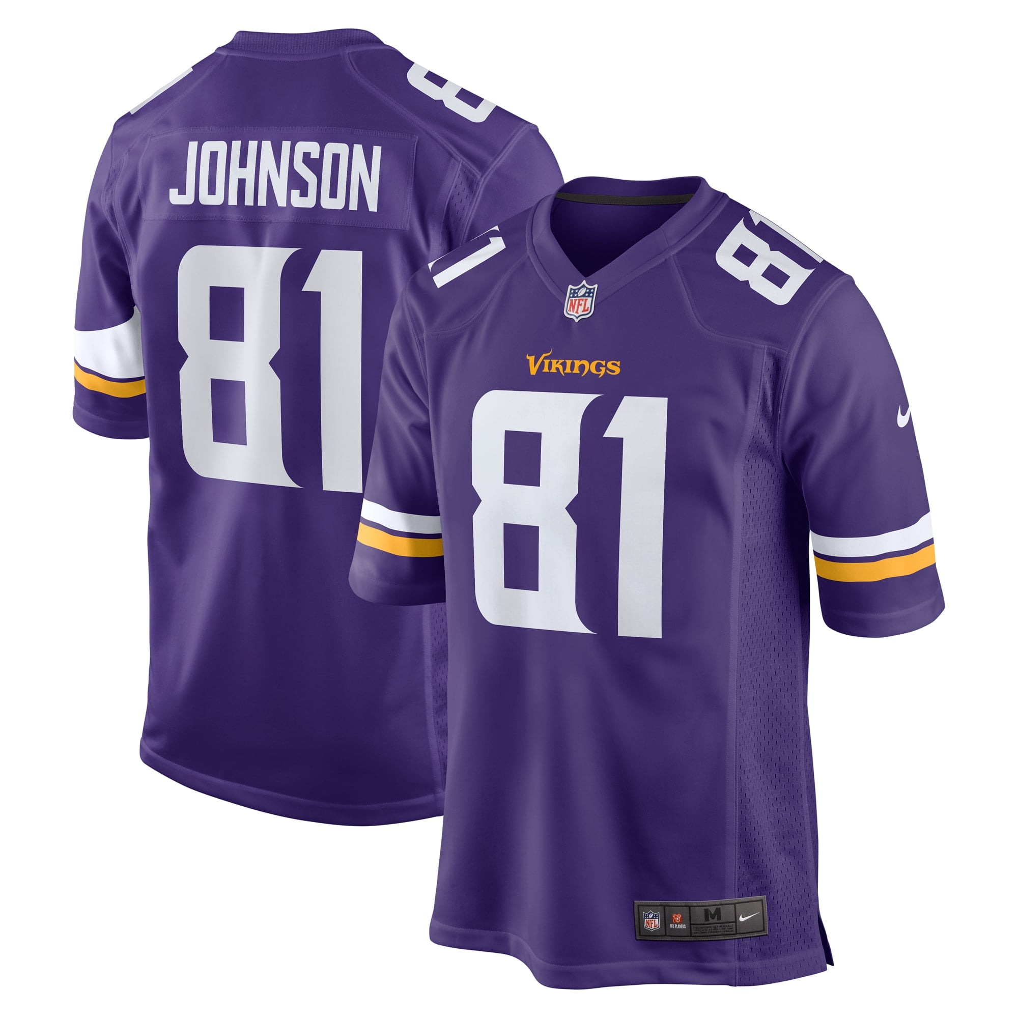 Bisi Johnson Minnesota î€€Vikingsî€ Nike Game î€€Jerseyî€ - Purple - Walmart.com ...