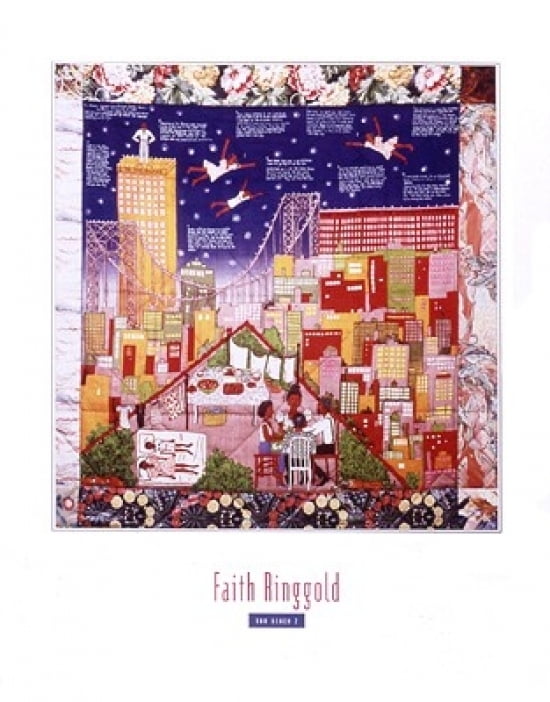 Tar Beach 2 Poster Print by Faith Ringgold (22 x 28