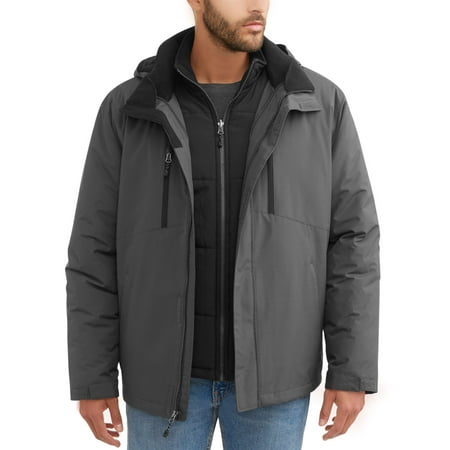 Swiss+Tech Men's 3 In 1 Systems Jacket up to size
