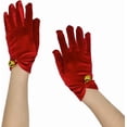 thumbnail image 1 of Robe en Velours pour Femmes, Gants Courts, Cosplay, Fête, Danse, Accessoires de Costume, Robe de Mariée, Mitaines Longueur Poignet, 1 of 1