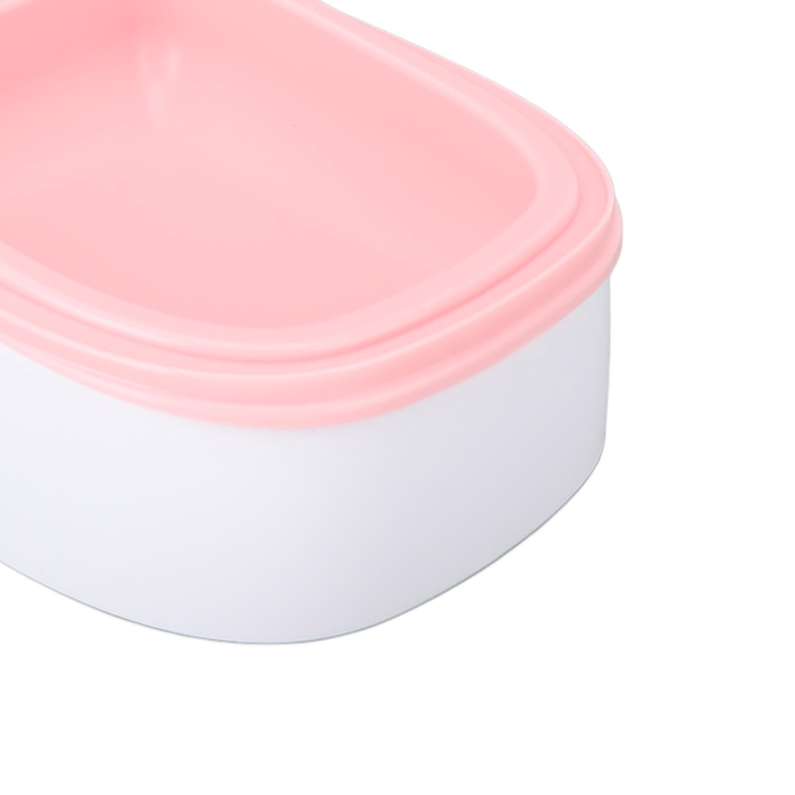 Riousery Automatic Pet Feeder Timed Maintain Freshness Dry Wet Food Dispenser Bowl for Cats and Dogs, Smart Programmable Timer, Pink, 9.84 inches / 25 cm