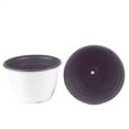 thumbnail image 3 of Poppelmann VAA212175 Pot Rond en Plastique de 8,25 Po&44; Blanc et Gris - Pack de 5, 3 of 3