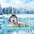 thumbnail image 2 of Pet Summer Gel Cooling Cushion,Waterproof Cool Sleeping Mat For Dogs Cats,Three Layer Pressure Resistant Pad,Segmented Uniform Heat Dissipation Cushion,Foldable Portable Cool Mat,Non Slip Pet Pad, 2 of 6
