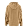 thumbnail image 4 of pstuiky camisas de manga larga para hombre, Sudadera con capucha de manga larga cálida y gruesa de forro polar para hombre, ideal para actividades al aire libre, primavera e invierno. xxxl, 4 of 4