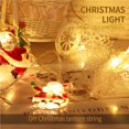 thumbnail image 4 of Cadena De Lámpara De Decoración 10 Led 2M / 78.6 Pulgadas Cadena De Lámpara De Ambiente Luz Cálida Suave Cadena De Lámpara De Decoración Impermeable Para Fiesta Navideña sonducket HA012769-00, 4 of 7