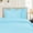 Aqua, variant on Elegant Comfort 6-Piece STRIPE Sheet Set, Queen, Navy Blue
