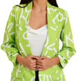 thumbnail image 4 of Blazer Juvenil Roman Fashion, 2846 (Lima letras) verde lima M Roman Fashion JA-EXO-2846-LIMA, 4 of 6