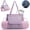 Purple, variant on WANDF Yoga Mat Tote Bag Gym Bags 5S Quick Access Storage, Shoulder Bag with Waterproof Wet Pocket For Women Men, Yoga Mat Bag Carrier for Pilates Travel Office Beach Workout(Black Bag)