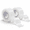White-10 feet x 1 inch x 20 mil, variant on Red 10ft x 1in x 20mil Silicone Grip Tape Wrap for Handles, 2 Rolls
