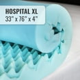 thumbnail image 5 of DMI Foam Mattress Topper, Egg Crate Foam Pad, Hospital Size Mattress, 33 x 76 x 4, 5 of 6