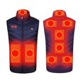 thumbnail image 2 of Women's Plus Size Heated Vest with 9 Zone Heating Rechargeable Battery for Outdoor Winter Activities, 2 of 6