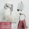 thumbnail image 5 of Marmolux Acc 4-Piece Stainless Steel Wall Mount Bathroom Hardware Set, 5 of 9