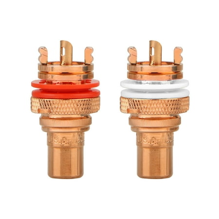 Rca Chassis Socket - RCA Female Socket Chassis High-Quality Connector Phono Copper Jack Amp HiFi