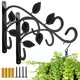 thumbnail image 1 of Moluckfu 2Ud Soportes De Hierro Para Plantas Colgantes Soporte Para Macetas Y De Jardín, 1 of 8