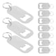 thumbnail image 3 of 10 Uds llavero de acero inoxidable abridores de botellas llavero abridor de tapas para botellas de cerveza y refrescos, 3 of 7