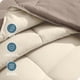 thumbnail image 3 of Edredón de Plumón Alternativo Bare Home Reversible 1800 Tamaño King/Cal King Gris Topo/Arena, 3 of 8