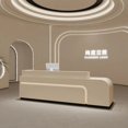 thumbnail image 3 of Commercial Hotel Reception Desk Beauty Salon Luxury Lectern Information Simple Reception Desk Modern Mostrador Room Furniture My Lux Decor Round, 3 of 7