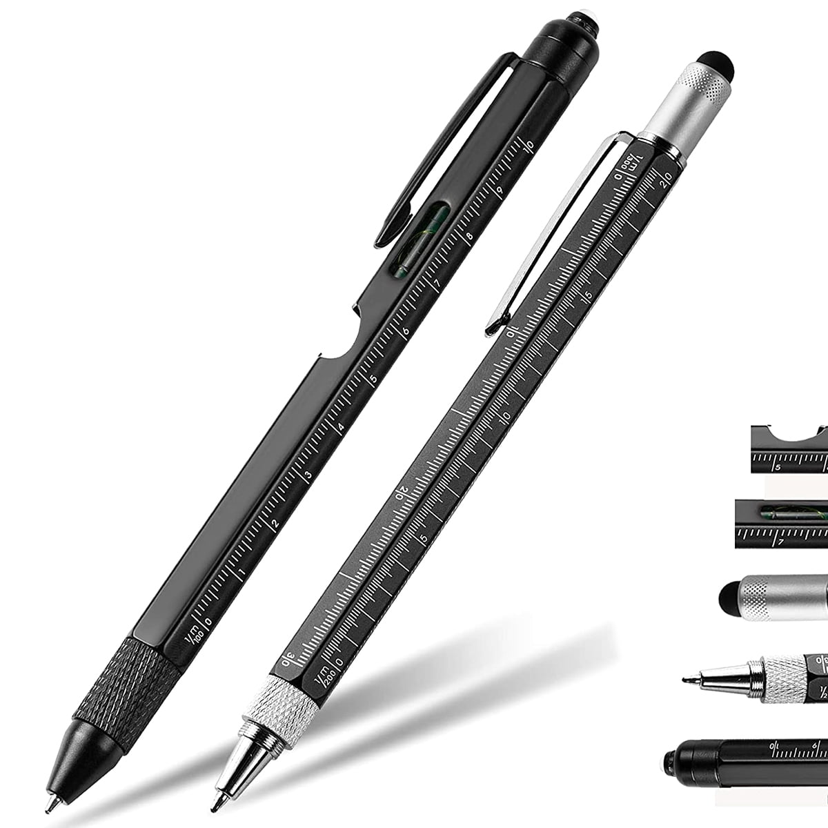 Scale 1pc Men Gift Screwdriver Ruler Ballpoint Pen Multi-functional Tool 