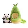 thumbnail image 3 of Panda de peluche, regalo creativo decorativo, juguete para dormir con juguetes de bambú. estilo F, 3 of 9