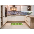 thumbnail image 6 of Ahgly Company Machine Washable Indoor Rectangle Transitional Olive Green Area Rugs, 2' x 5', 6 of 7