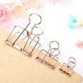 thumbnail image 2 of 14 Pcs Metal Wire Clips Hollow Out Stationary Clips Long Tail Binder Clips, 2 of 10