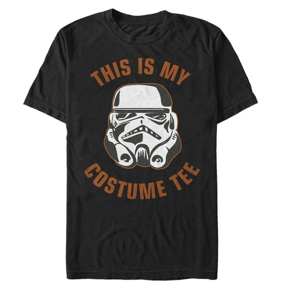 Men's Star Wars Halloween This is My Stormtrooper Costume Graphic Tee Black Small