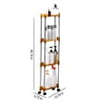 thumbnail image 3 of HLONK SPOORYOO Chariot de Rangement Mince Chariot de Rangement Roulant Mince pour Organisation de Buanderie Unité d'Étagères Mobile à 4 Niveaux avec Roues Chariot Utilitaire Roulant Étagère de Rangement pour Cuisine Salle de Bain, 3 of 6