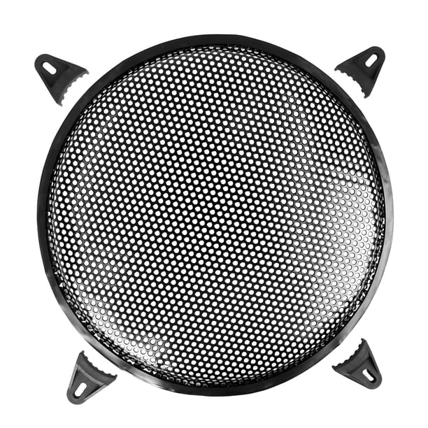 Cubierta Protectora Rejilla Gofre Negra Metal Subwoofer Altavoz Coche 12 Pulgadas Unique Bargains