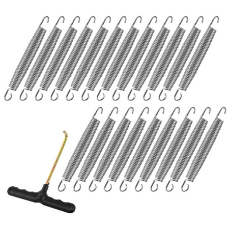 

HOMEMAXS 21 Pcs Durable Springs Dual Hook Tension Springs Extended Compressed Springs