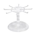 thumbnail image 2 of Jewelry Organizer Hanging Rack/rotating Jewelry Display Stand/jewelry Hanger Necklace Holder/for Dresser Watch Counter Bathroom , Short Clear, 2 of 8