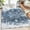 Blue, variant on GlowSol 8x10 Area Rug Washable Traditional Medallion Rug Oriental Print Rug Anti-Slip Non Shedding Distressed Rug for Home Decor, Gray