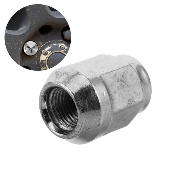 Minkissy Alloy Wheel Nuts for Cars and ATVs Silver Automotive Accessories Enhanced Safety Easy Installation