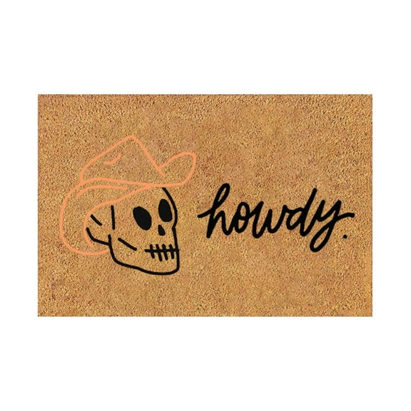 MOQIN Halloween Decoration Pumpkin Patterned Doormat, 23.6”x 15.7” Non Slip Front Door Mat Doorway Rugs, Trick or Treat, Halloween Decorations Outside Indoor Halloween Decor